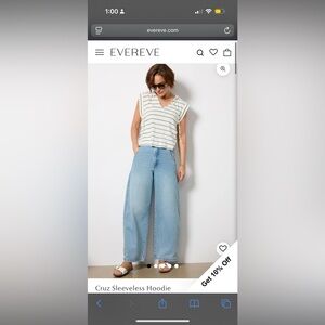 Evereve Cruz Sleeveless Hoodie